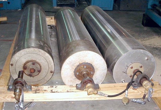 Chill Rolls, 103.5" face x 24" diameter.